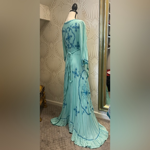 Wrap summer dress, beach kimono - Picture 2 of 3